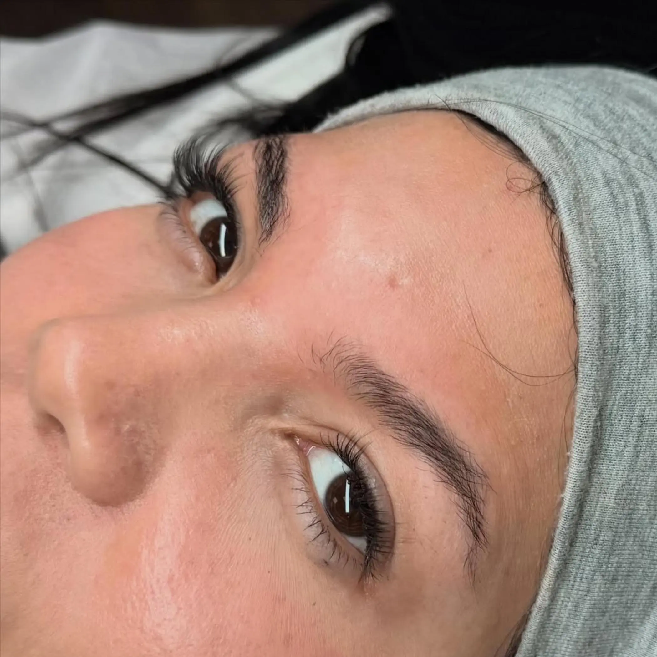 natural eyebrow tattoo results on skin