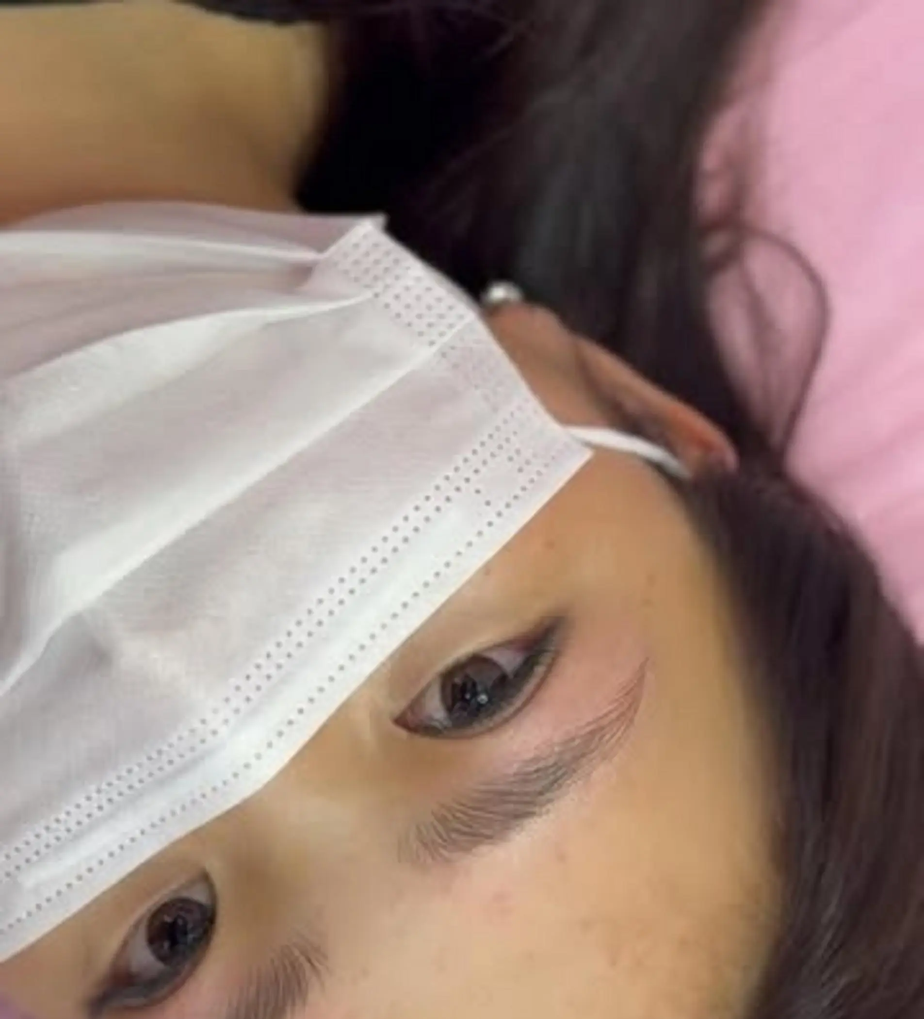 natural looking eyebrow tattoo on melanin rich skin