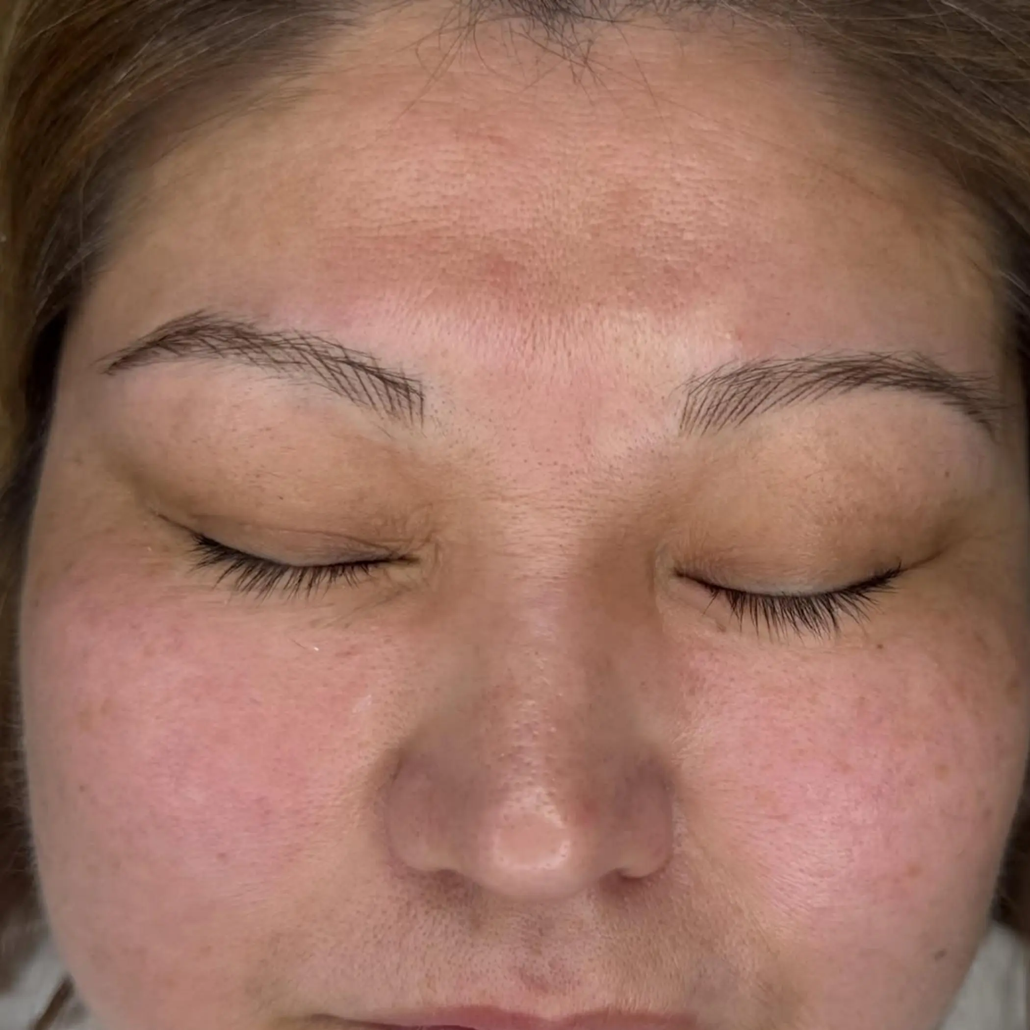 orange pigment tubes for brow color correction